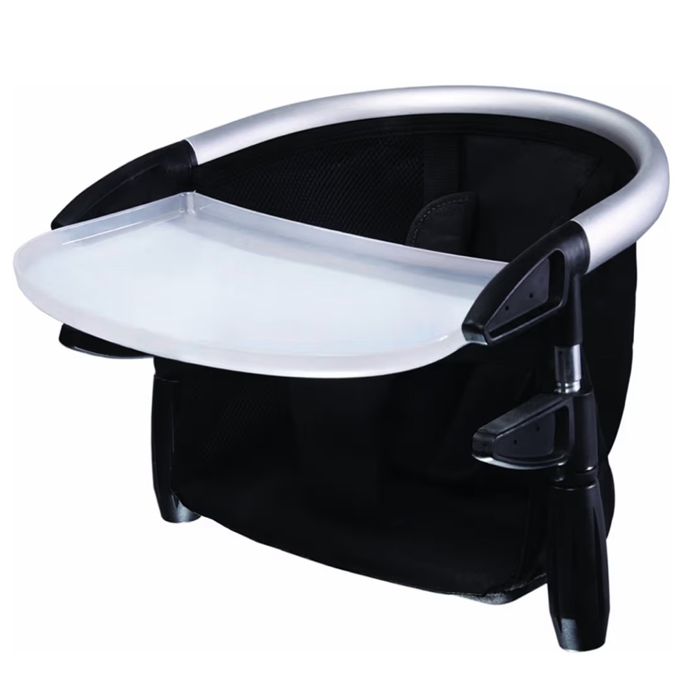 phil&teds | Lobster Clip-On Portable High Chair with Tray in Black